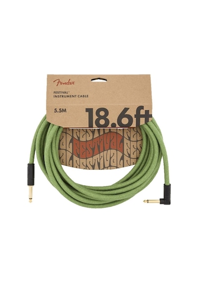 Fender 18.6' Angled Festival Pure Hemp Enstrüman Kablosu