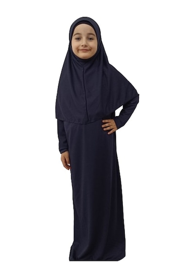 Dua İslamic Shop Kız Çocuk Tek Parça Namaz Elbisesi Lacivert Dua İslamic Shop Kız Çocuk Tek Parça Namaz Elbisesi Lacivert