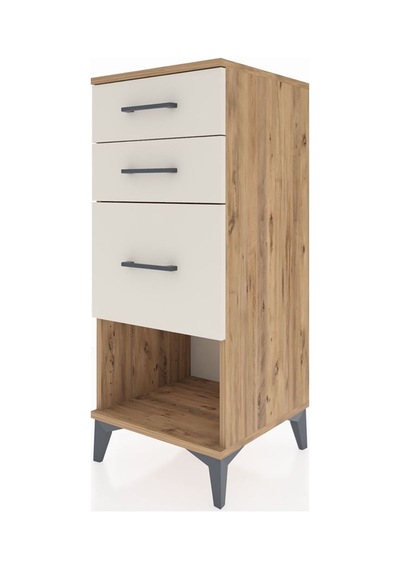 Hyperion Komodin 3 Çekmeceli 44x44x106 Çam-aytaşı Atlas Çam
