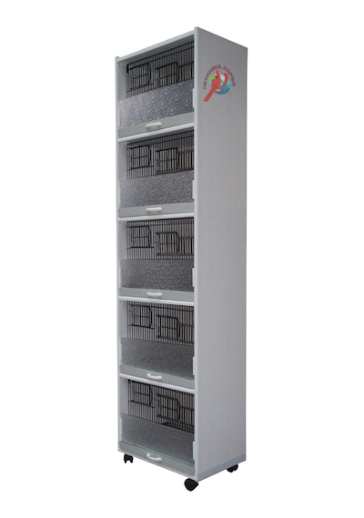 İstanbul Kafes Model 5 Pvc Kuş Dolabı