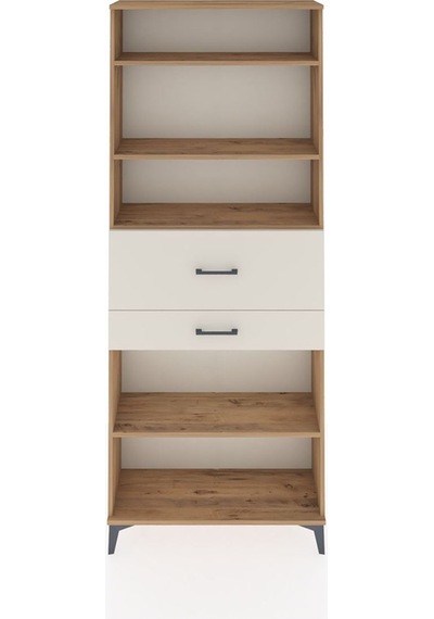 Arges Dolap 4 Raflı 2 Çekmeceli 88x30x221 Çam-aytaşı Atlas Çam