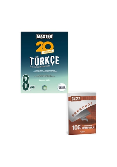 Okyanus 2027 8. Sınıf Master 20 Türkçe Denemesi+ Anla Kazan Paragraf