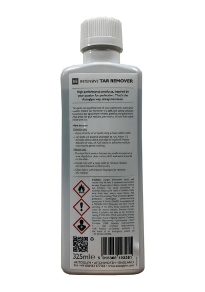 Autoglym Tar Remover Oto Araç Zift ve Katran Temizleyici 325 ML