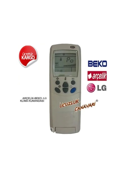 Lg Beko Uyumlu Klima Kumandası
