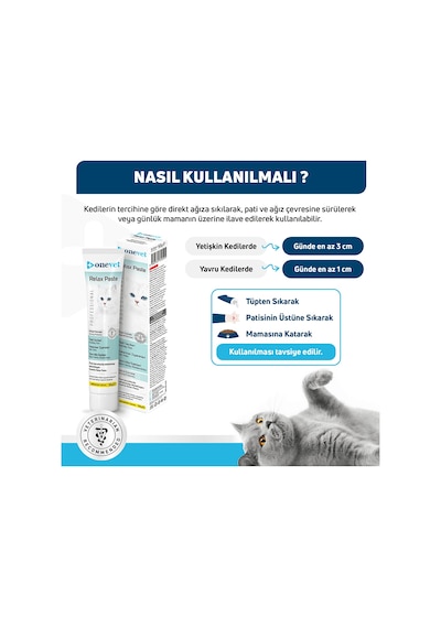 Onevet Kedi Maltı 50 Gr Relax Paste Rahatlatıcı Malt Macunu