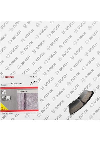 Bosch 9+1 Standard Concrete 230 mm Kesici Disk - 2608603243