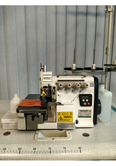 Mekanik Overlok Dikiş Makinesi 3-4 İplik / Sp-700d-4 Beyaz