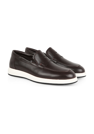 Lbr Erkek Loafer %100 Hakiki Deri Bağcıksız Penny Makosen Hafif Beyaz Eva Taban Klasik Günlük Ayakkabı H1028 Kahve-beyaz Lbr Erkek Loafer %100 Hakiki Deri Bağcıksız Penny Makosen Hafif Beyaz Eva Taban Klasik Günlük Ayakkabı H1028 Kahve-beyaz