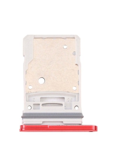 Samsung Galaxy Uyumlu S20 Fe 5g Sim Kart Tepsisi + Mikro Sd Kart Tepsisi Sm G781b Kırmızı