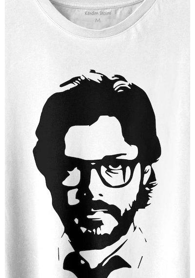 El Proffessor La Casa De Papel Profesör Baskılı Tişört Unisex T-shirt 001