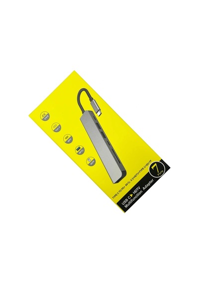 Divex 7 İn 1 Type-c Girişli 7 Farklı Çıkışlı Usb Çoklayıcı Splitter Dx-06