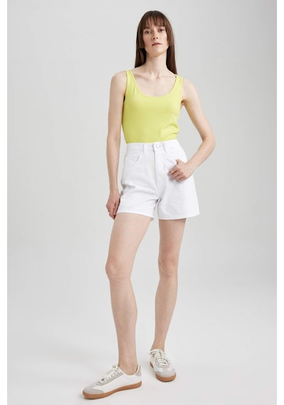 Defacto Slim Fit Bisiklet Yaka Basic Atlet I1059AZ23SMGN324