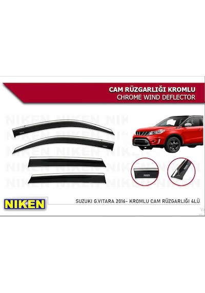 Suzuki Vitara 2015-2026 Cam Rüzgarlığı Nikelajlı