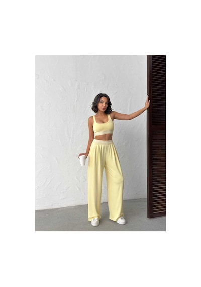 Tenfısı Woman Wear İkili Modal Takım Sarı - 887306281 Sarı