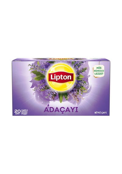 Lipton Bitki Çayı Adaçayı 20'li Bardak Poşet 30 G - 6 Adet Tarı