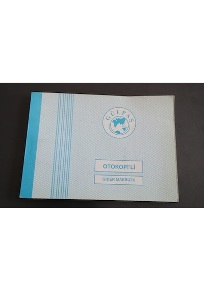 Gülpaş Otokopili Gider Makbuzu Bloknot 50 Yaprak Muhasebe Formu