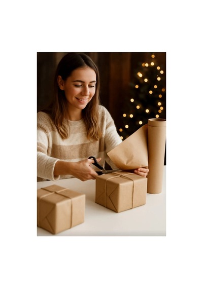 Kraft Kağıdı Ambalaj Ve Çeyiz Paketleme 80 50 15adet