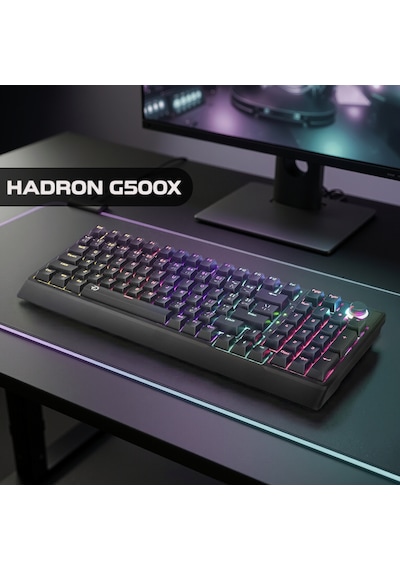 Hadron G500xb Mekanik Gaming Klavye Blue Switch Rgb Aydınlatmalı 104 Tuş - Siyah - 1 Adet