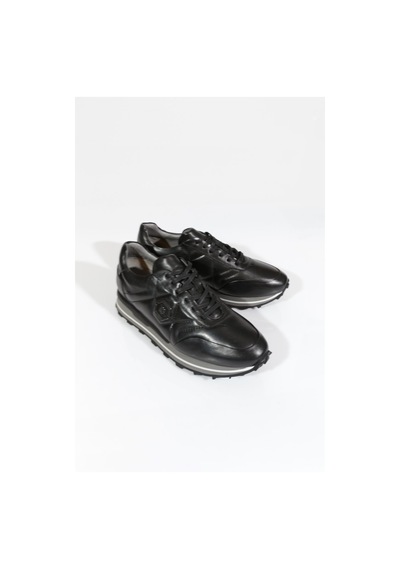 Dgn 6275 Erkek Bağcikli Sneakers Ayakkabi Siyah