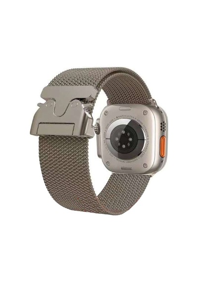 Apple Watch 42mm Uyumlu Milano Metal Kordon - Desert
