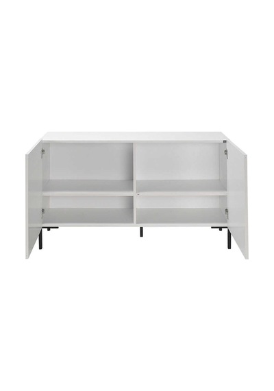 Roma 2 Kapaklı Modüler Tv Ünitesi - Mat Lake Beyaz 120x70x43 Cm Gxyxd