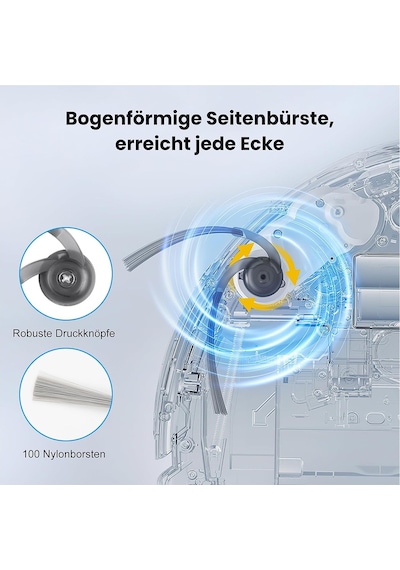 Roborock Qrevo Edge Uyumlu 2 Adet Yan Fırça
