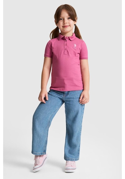 U.S. Polo Assn. U.s. Polo Assn. Çocuk Tişört Fusya