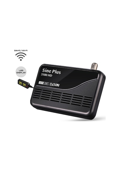 Sine Plus 550 BT HD Uydu Alıcısı - Bluetooth Kumanda
