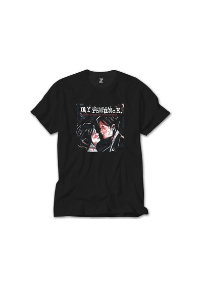 My Chemical Romance Three Cheers for Sweet Revenge Siyah Tişört Siyah