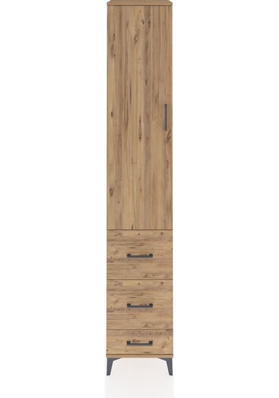 Hyperion Dolap 2 Raflı 3 Çekmeceli Tek Askılı 44x44x243 Çam-çam Çam Hyperion Dolap 2 Raflı 3 Çekmeceli Tek Askılı 44x44x243 Çam-çam Çam