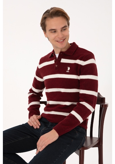 U.s. Polo Assn. Erkek Bordo Kazak /triko 50315036-vr014 Bordo