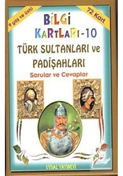 Mercankitap Bilgi Kartları 10 / Türk Sultanları ve Padişahları (72 Kart) /...