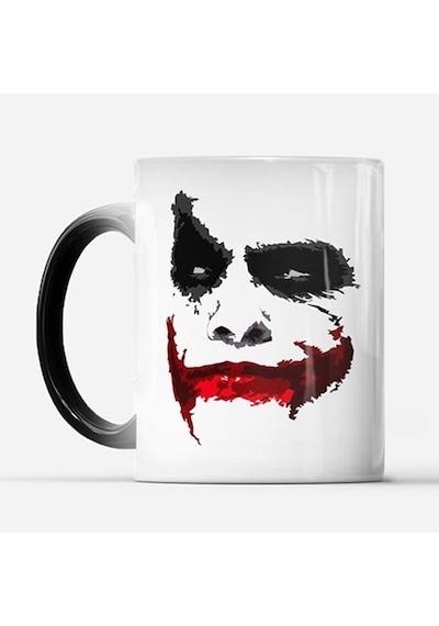 Joker Sihirli Kupa Bardak Parlak Siyah