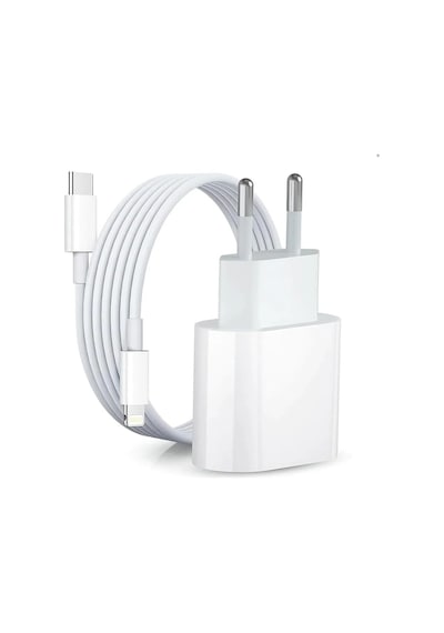 İphone 14 Plus Uyumlu 20w Gerçek Güç Pd Type-c Adaptör+27w Type-c To Lightning Kablo Hızlı Şarj Set