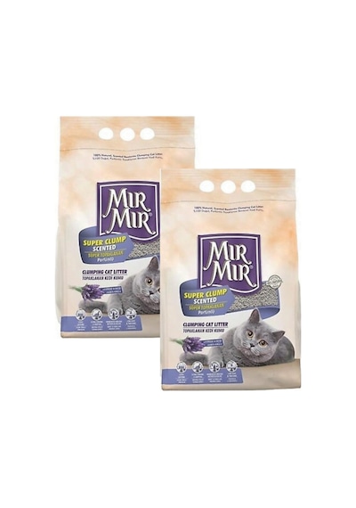 Mırmır Lavanta Kokulu Kedi Kumu 10 L X 2 Adet