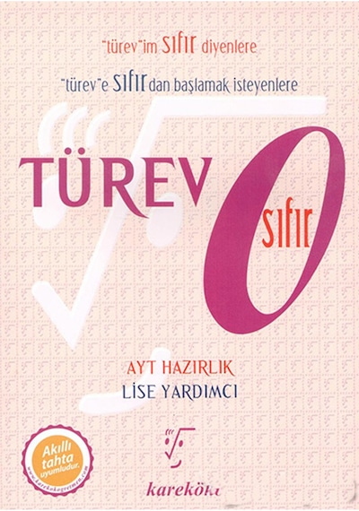 Karekök Yayınları Ayt Türev  Sıfır