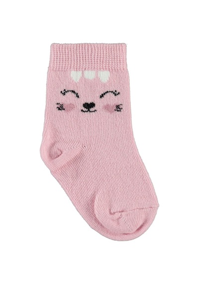 Civil Baby Kız Bebek 3'lü Çorap Set 6 Standart