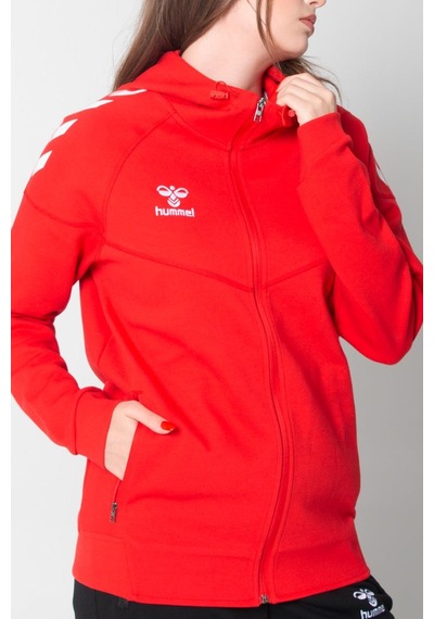 Hummel Armin Pro Pamuklu Sweatshirt Kırmızı