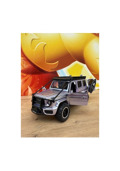 Mercedes Benz G63 G550 Model Araba Plastik Sesli Işıklı Açılan Kapılar Mercedes Brabus G550 Çok Renkli