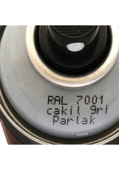 Motip Carat Ral 7001 Çakıl Gri Parlak Akrilik Spr. Boya 400ml Germany Çok Renkli