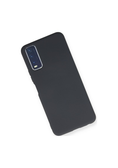 Vivo Y11s Uyumlu Kılıf Nano İçi Kadife Silikon - Lacivert