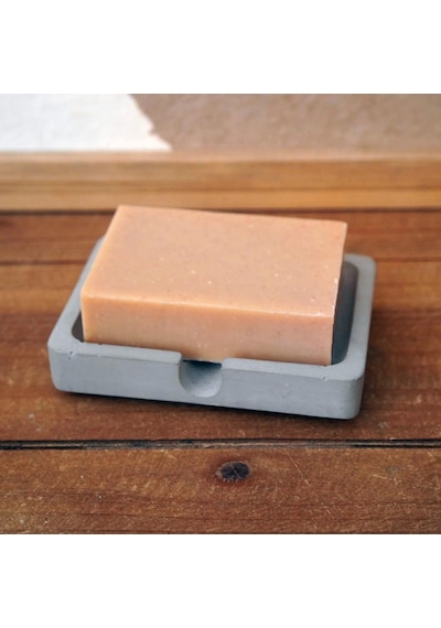 Natural Zen Beton Sabunluk Doğal Beton Görünüm El Yapımı