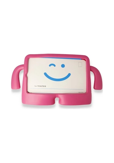 Newface Apple Uyumlu İpad 2025 10.9 10.nesil A16 Kılıf Karakter Tablet Silikon - Pembe Tablet Kılıfı