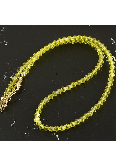 Cosmotex 4 Mm Kristal Kolye-sarı