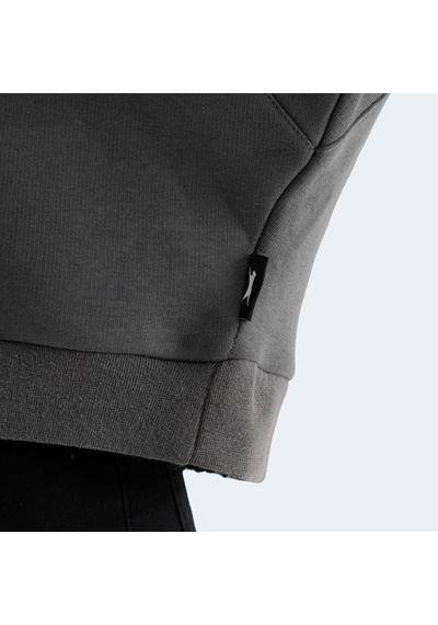 Slazenger VIA Kadın Oversıze Koyu Gri Sweatshirt