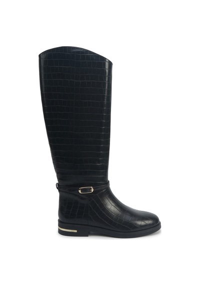 Nine West Nucıa2 5pr Siyah Kadın Düz Çizme 000000000102012417 Siyah