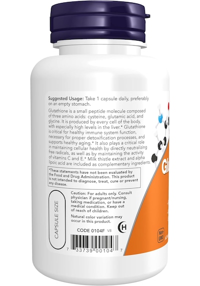 Now Foods Glutathione 500 Mg 60 Veg Capsules Orijinal Usa Menşeii Dmmedicineden