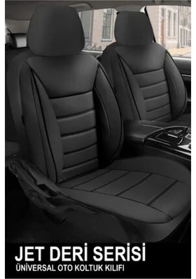 Ford Focus Titanium 1.0 Ecoboost 125 4 Kapı A/t 2019 Uyumlu Jet Deri Siyah Oto Kılıfı Tam Set