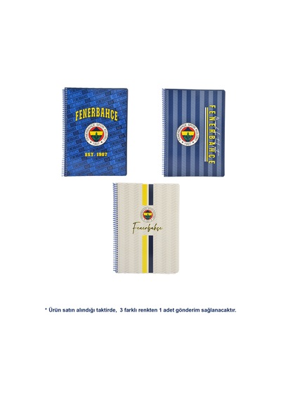 Fenerbahçe Defter Spırallı Karton Kap Tanımsız