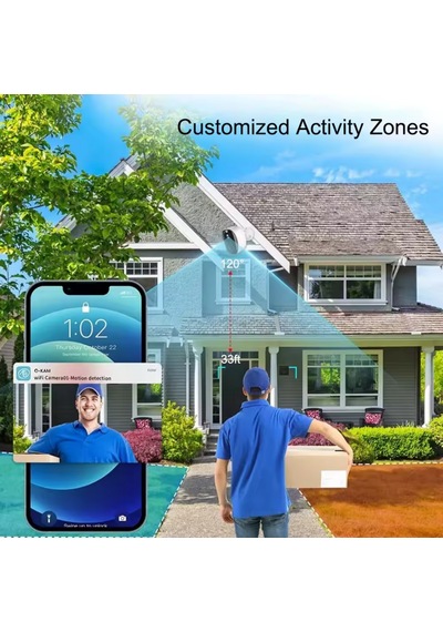 O-kam 3033 Wi-fi Şarjlı 128gb Ip Güvenlik Kamerası Gece Görüşlü O-kam 3033 Wi-fi Şarjlı 128gb Ip Güvenlik Kamerası Gece Görüşlü